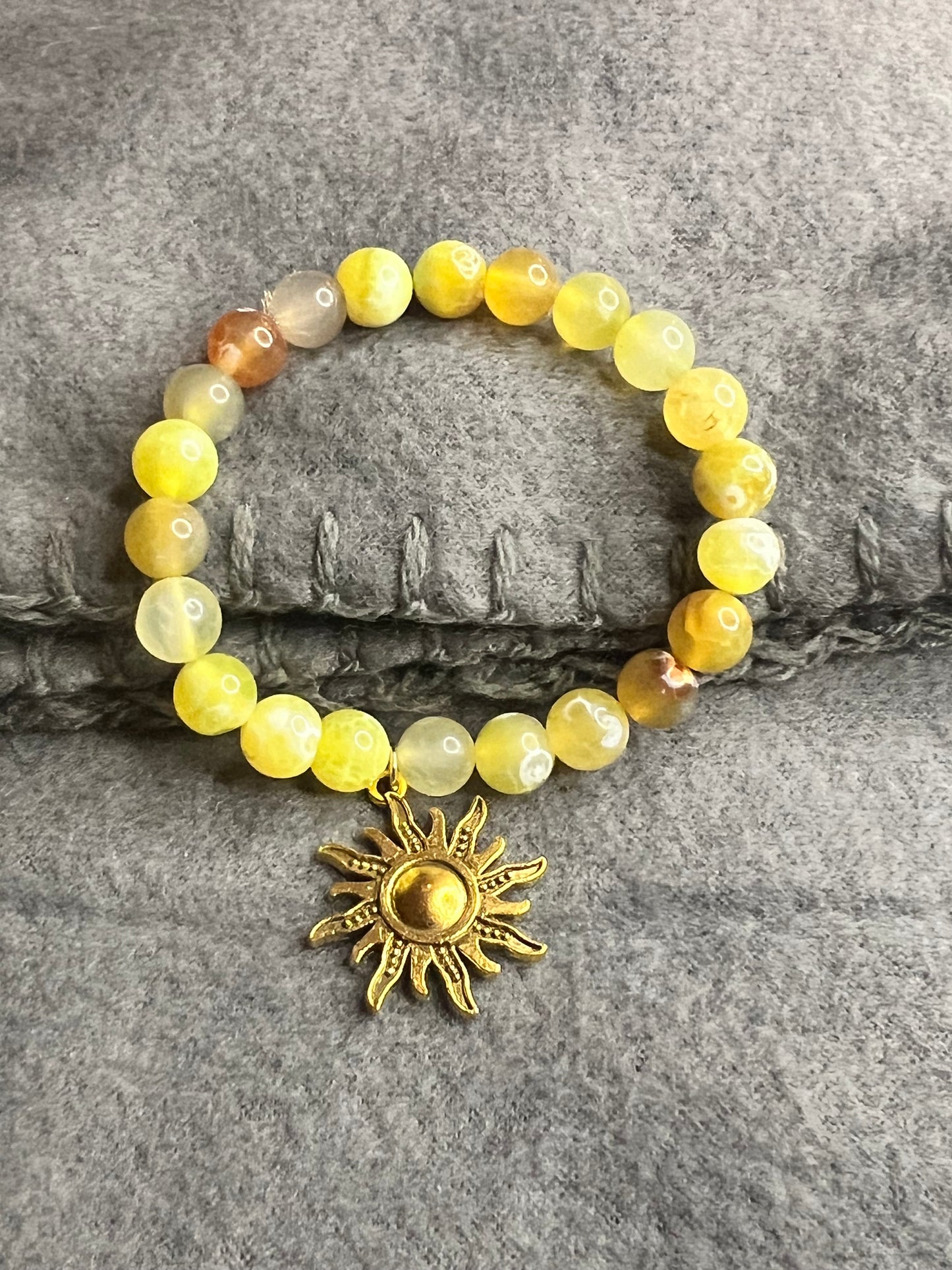 Fire Agate bracelet