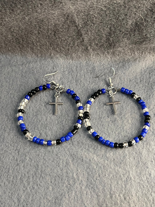 Cross earrings