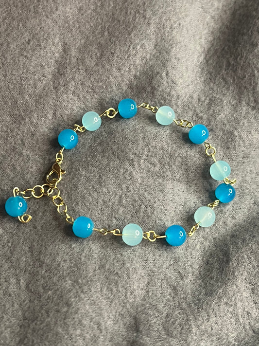 Tiffany’s blues cluster bracelet