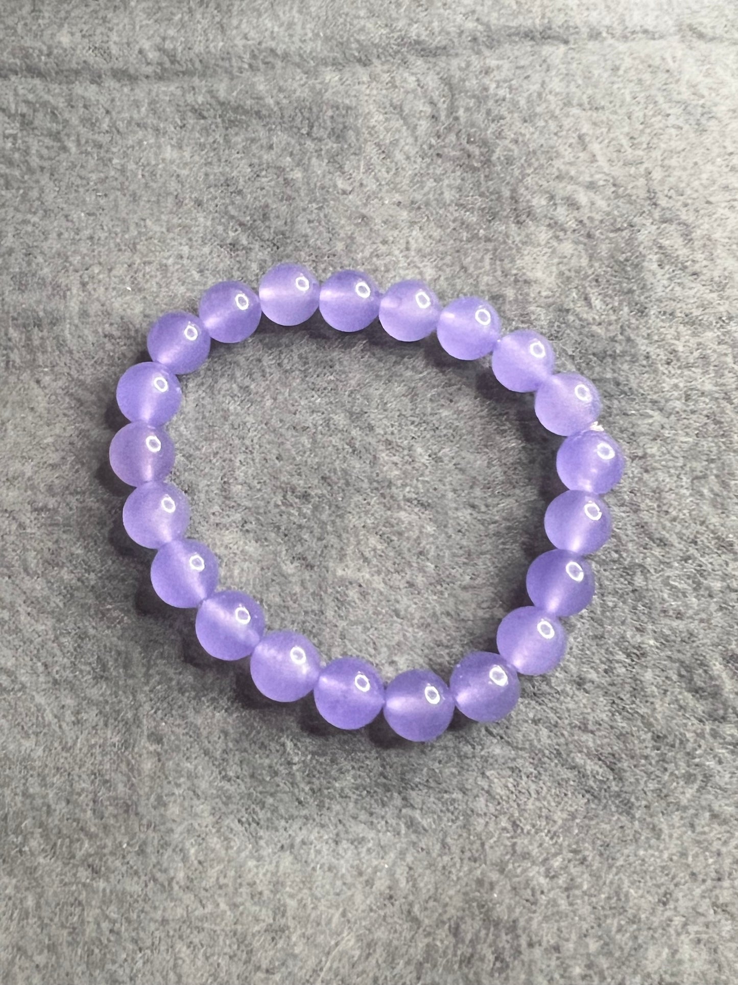 Dyed Purple Quartz Bracelet